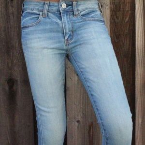 Blue Super Stretch Jeggings American Eagle